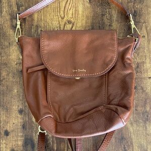 Vera Bradley Leather Shoulder Bag or Backpack Purse